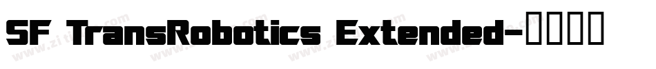 SF TransRobotics Extended字体转换